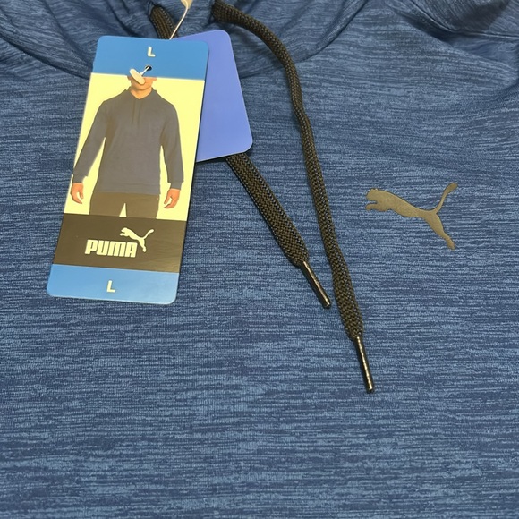 NWT Puma Men’s Hoodie Blue size L - Picture 4 of 4